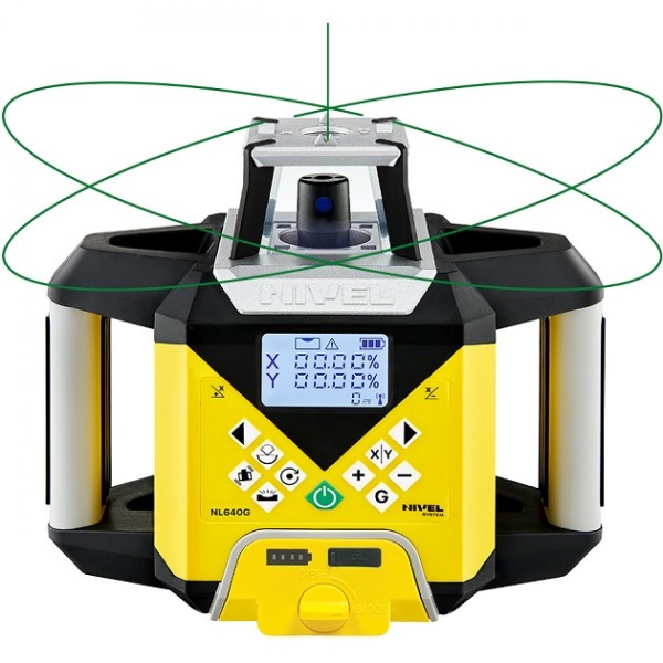 Rotacinis lazeris Nivel System NL640G DIGITAL + stovas SJJ32+matuoklė LS-24